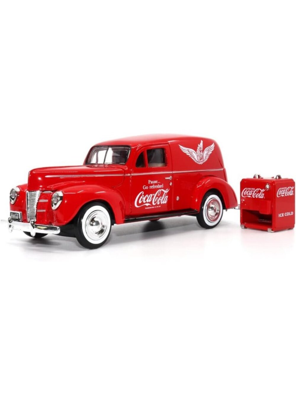 Vintage 1940 Ford Delivery Van Diecast Model | 1:24 Scale Collectible with